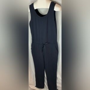 Andrew Marc Navy Jumpsuit